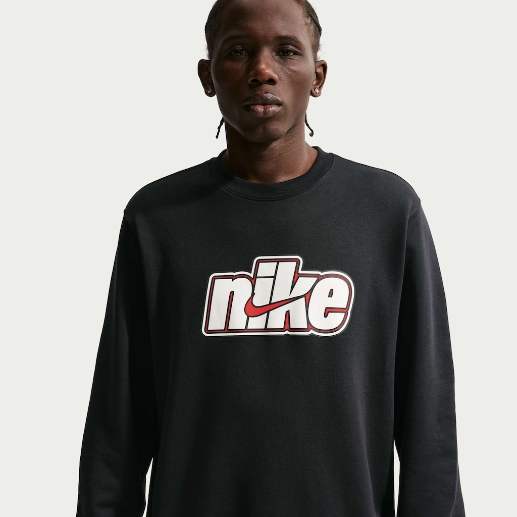 BLUSAO LS NIKE M NK CLUB FT CREW FU