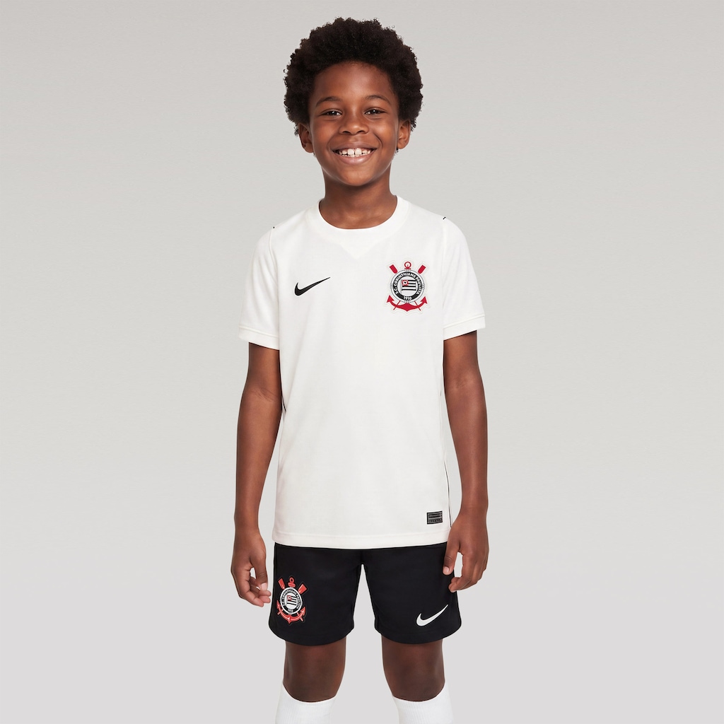 Camisa do Corinthians I 26/27 Torcedor Nike Infantil