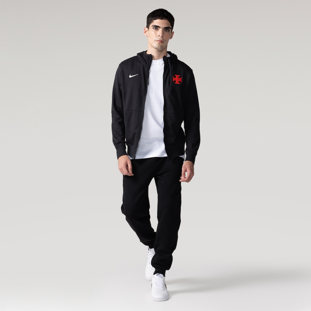 Imagem 3 do produto Blusão do Vasco Nike Club Hoodie FZ Masculina