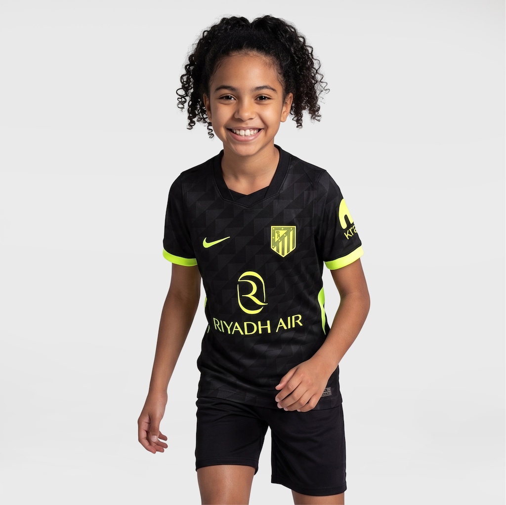 Imagem 4 do produto Camisa Atlético de Madrid II 2025/26 Nike Infantil