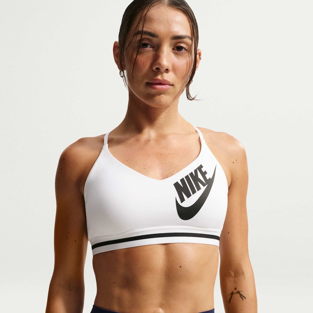 TOP NIKE W INDY LS LOGO BR