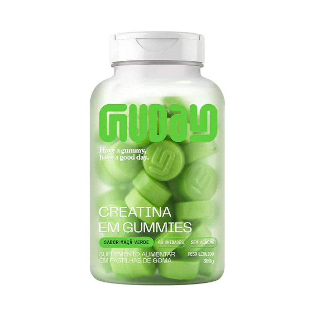 Creatina Guday Maçã Verde Pectina em Gomas - 60