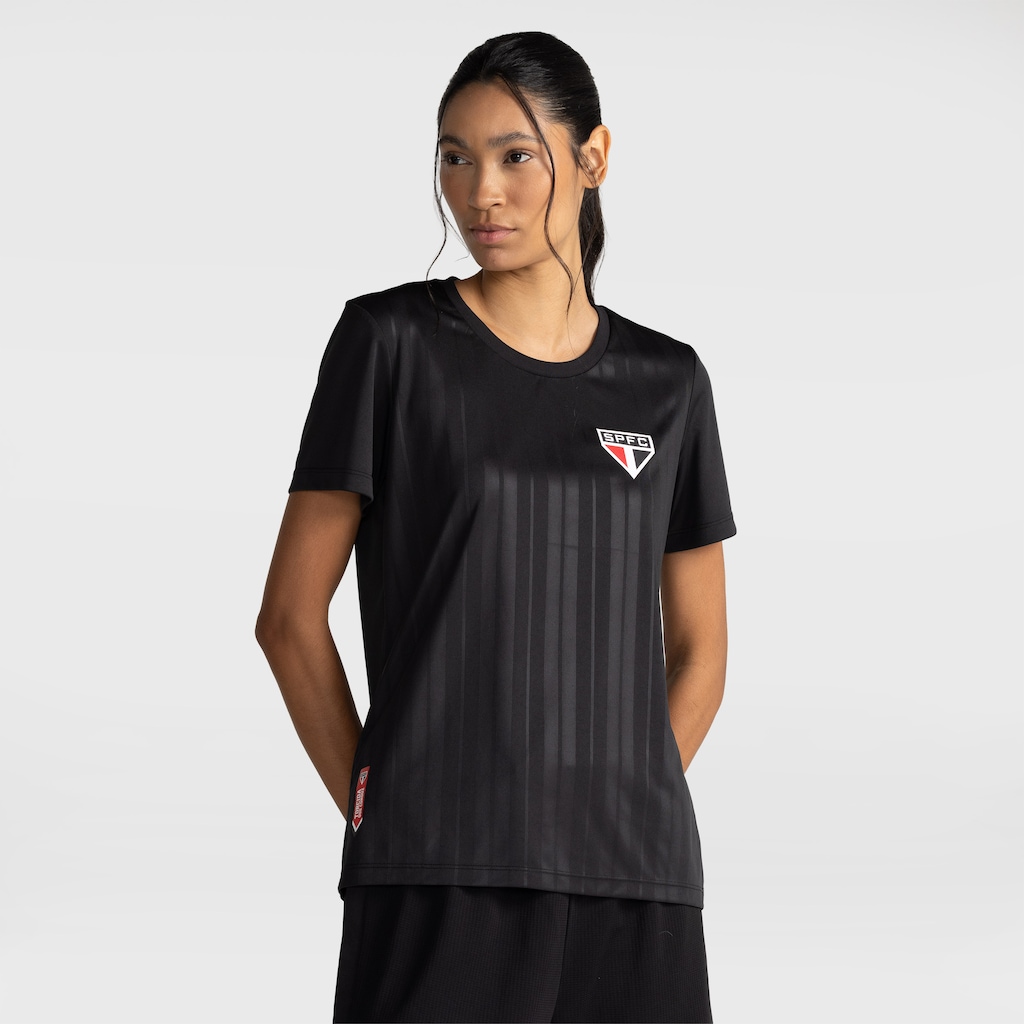 Imagem 1 do produto Camisa do São Paulo Embossed Feminina