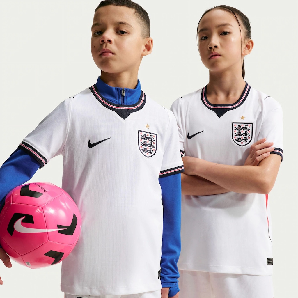 Camisa Inglaterra Nike I 2026 Torcedor Infantil