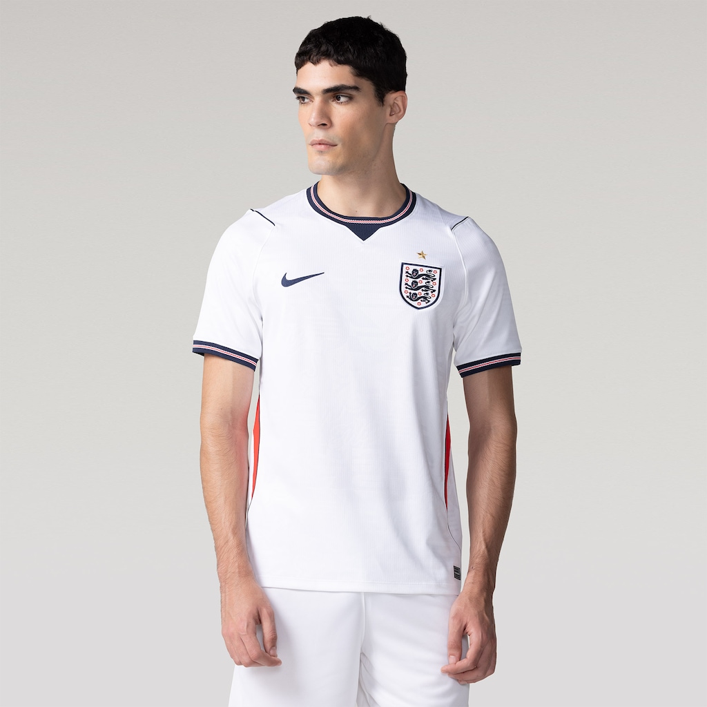 Camisa Inglaterra I 26/27 Torcedor Nike Masculina