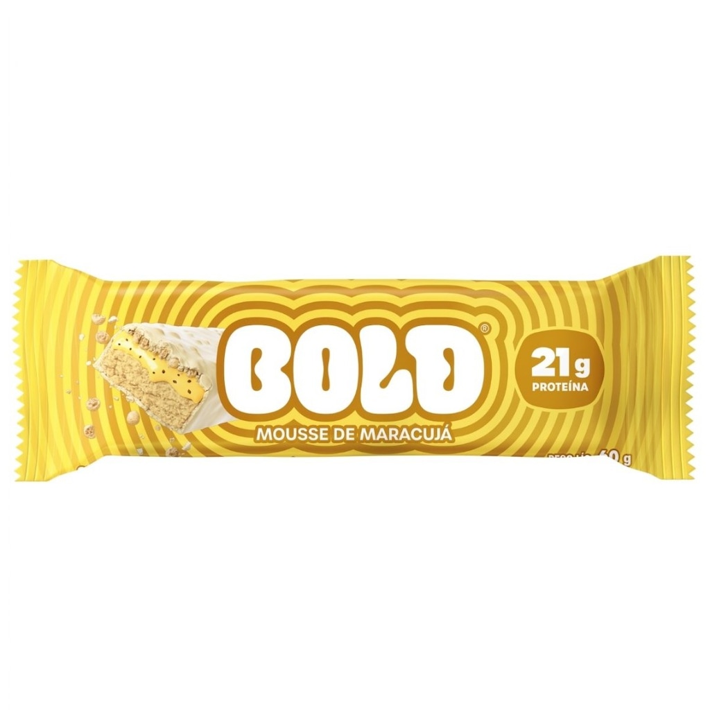 Barra de Proteína Bold Mousse de Maracujá 60g