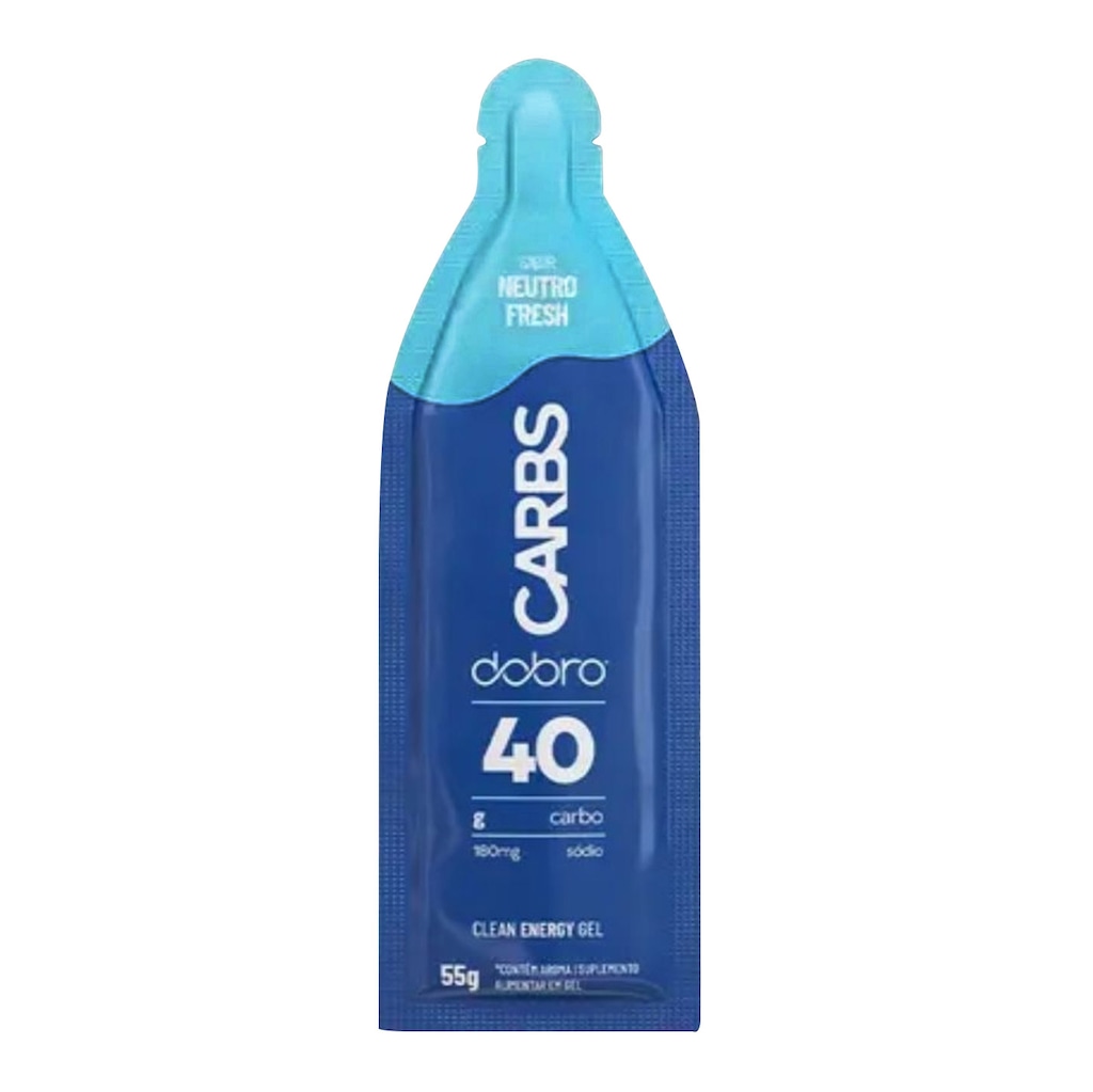 Energético em Gel Carbs Gel Dobro 40 Neutro Fresh Cafeína