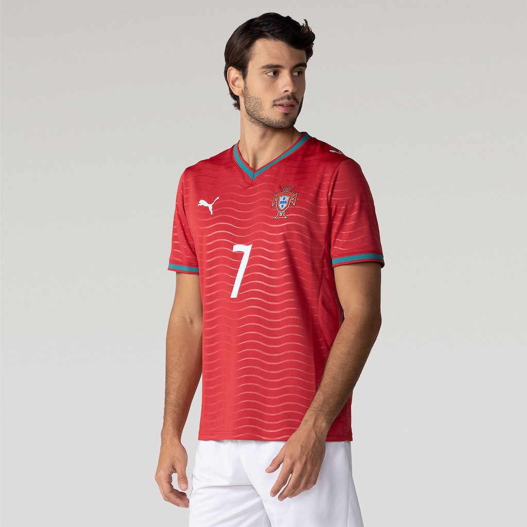 Camisa de Portugal I 26 Torcedor Nike Masculina