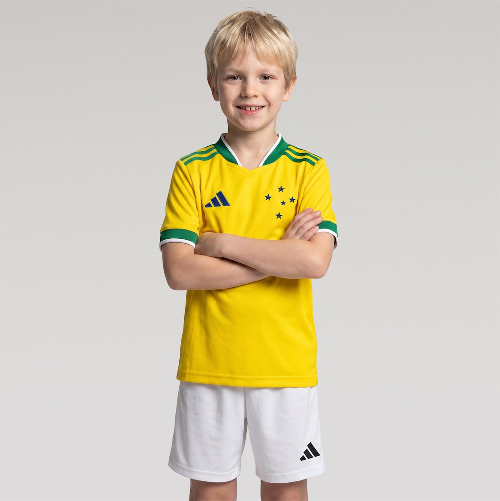 Camisa adidas Cruzeiro Brasil 26 Infantil