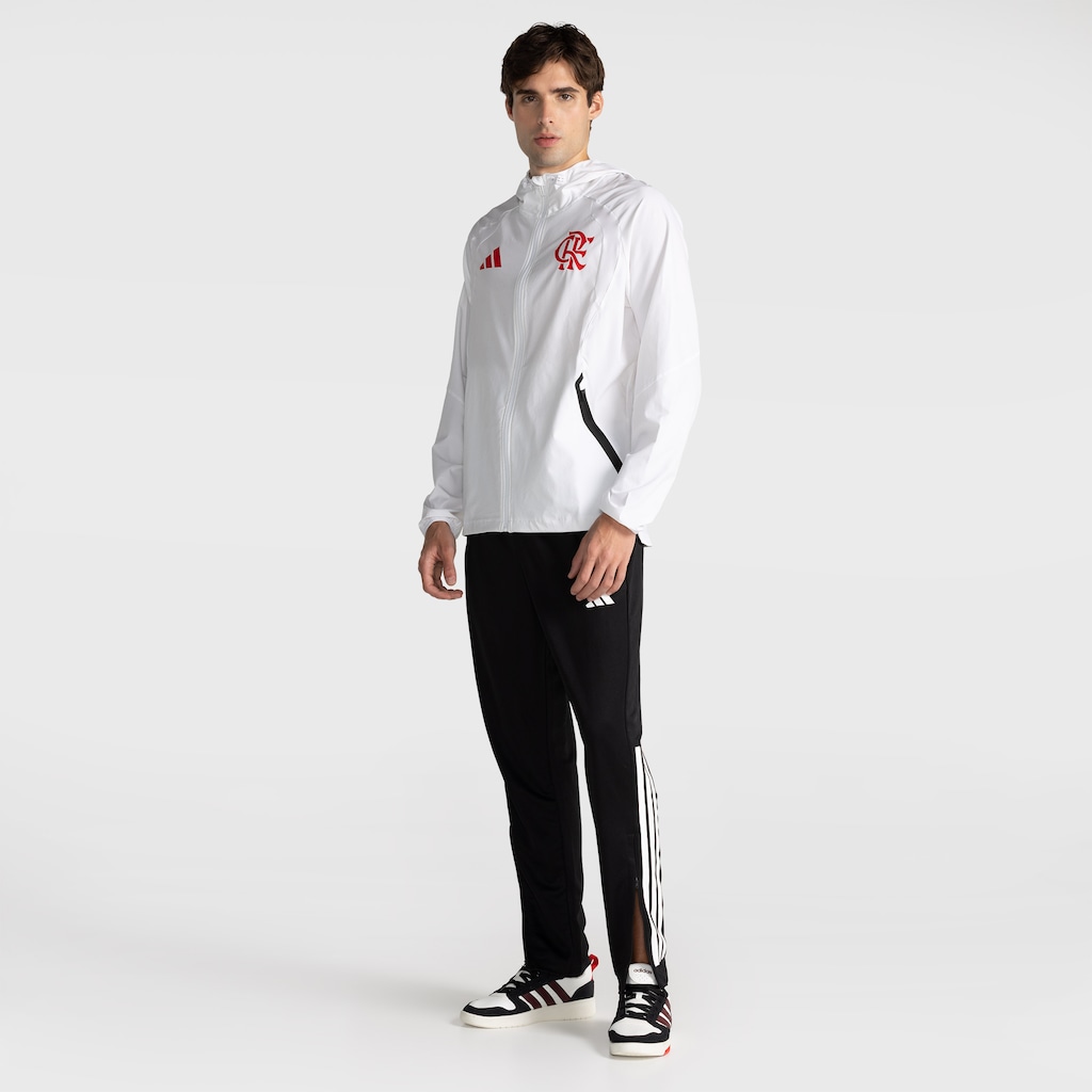 Imagem 3 do produto Jaqueta Corta Vento do Flamengo 2026 adidas TT Masculina