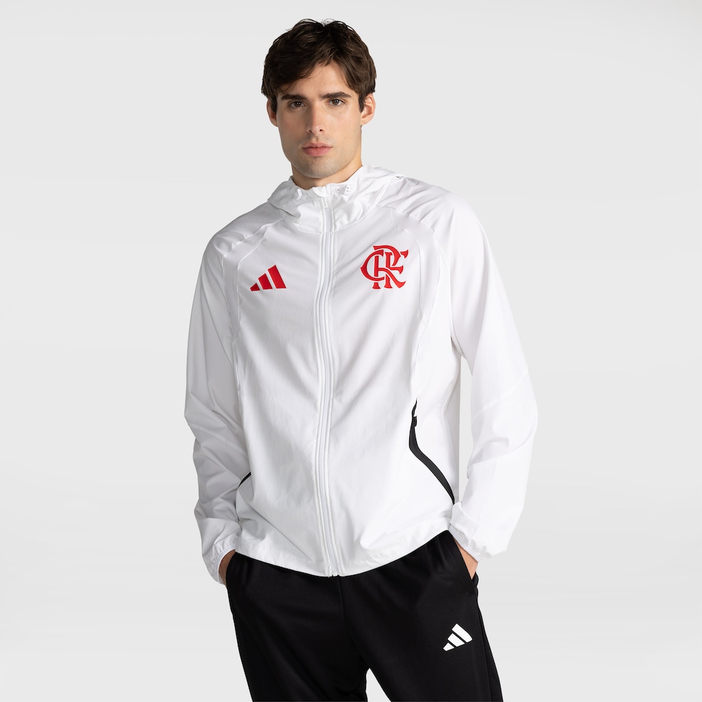 Imagem 1 do produto Jaqueta Corta Vento do Flamengo 2026 adidas TT Masculina