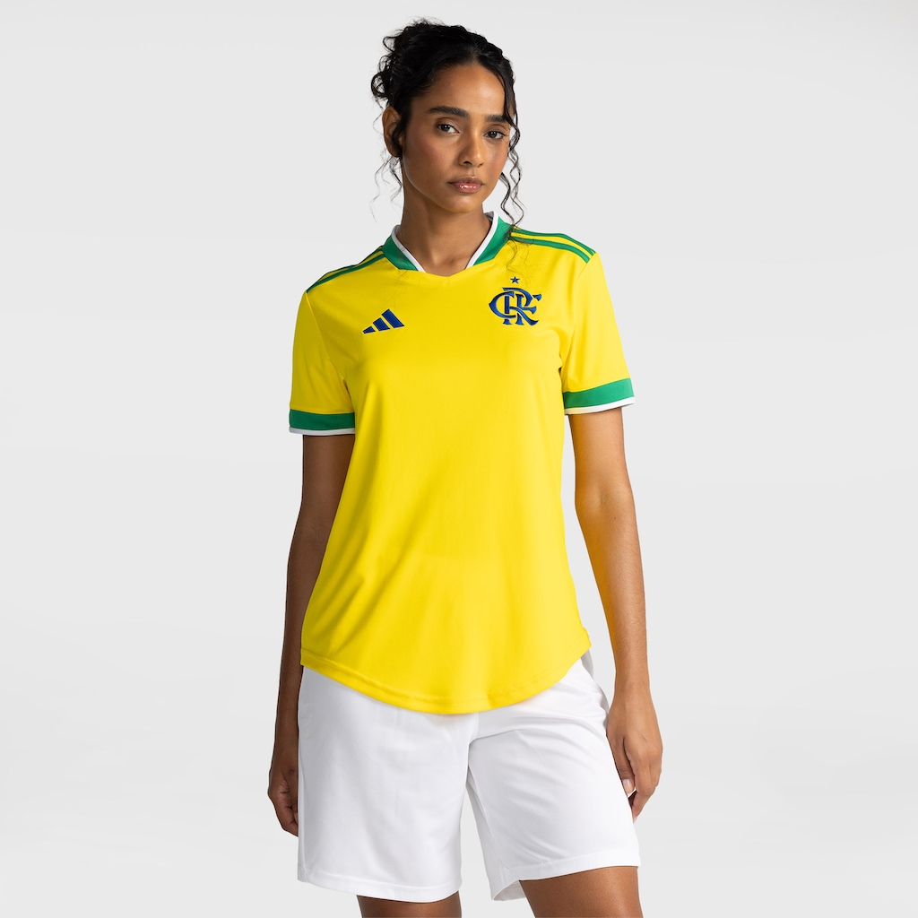 Imagem 1 do produto Camisa adidas Flamengo Brasil 26 Feminina