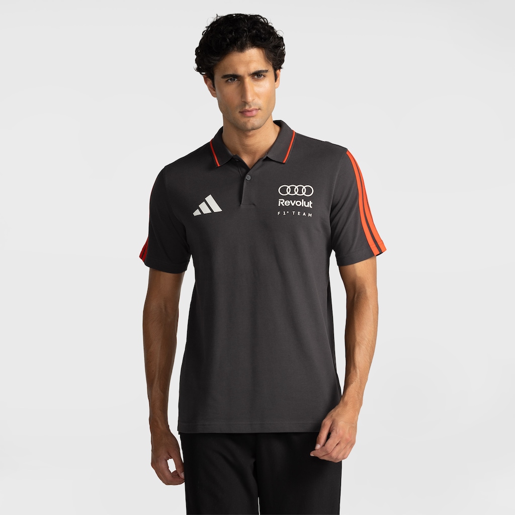 Imagem 1 do produto Camisa Polo adidas Audi Revolut DNA Manga Longa Masculina