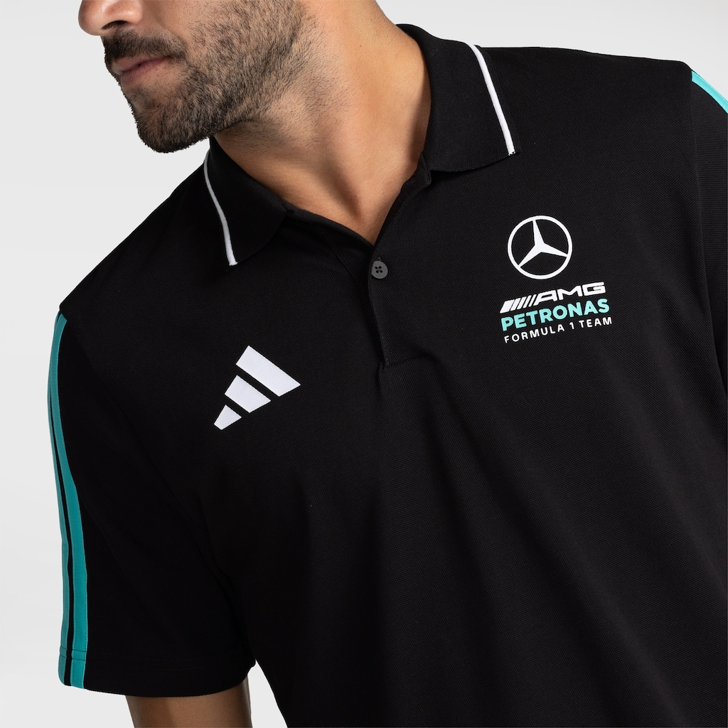 Imagem 5 do produto Camisa Polo Adidas Mercedes AMG Petronas Manga Longa