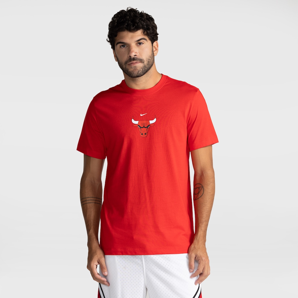 Imagem 1 do produto Camiseta Nike Chicago Bulls SS Logo Masculina