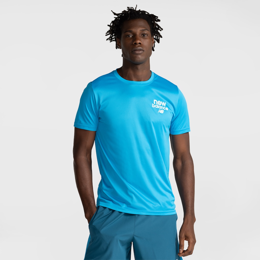 Camiseta New Balance Left Chest Graph Masculina - Foto 1