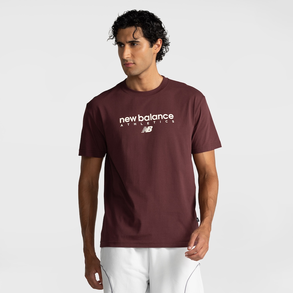 Camiseta New Balance Sport Linear Graphic Masculina - Foto 1