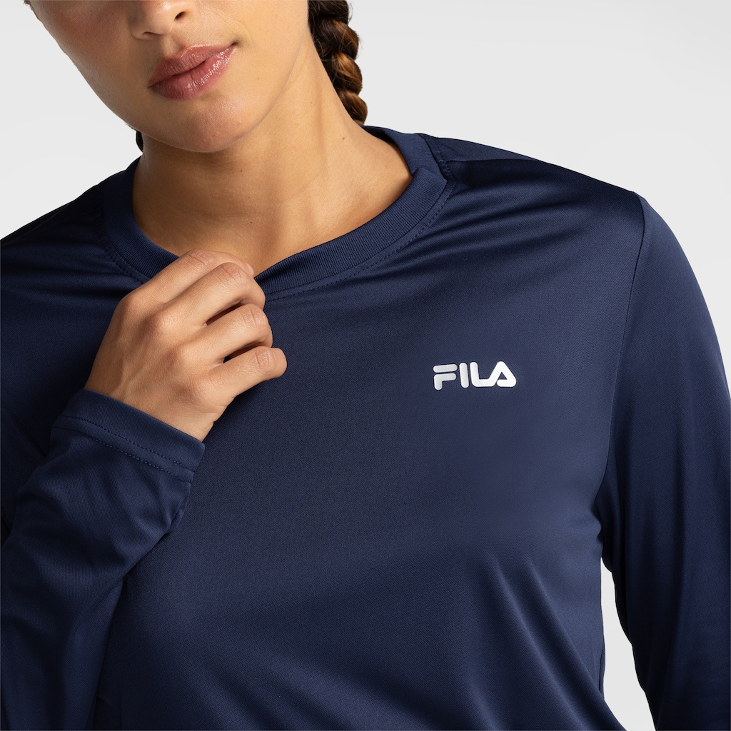 Imagem 4 do produto Camiseta Manga Longa Fila Basic Sports Feminina Treino