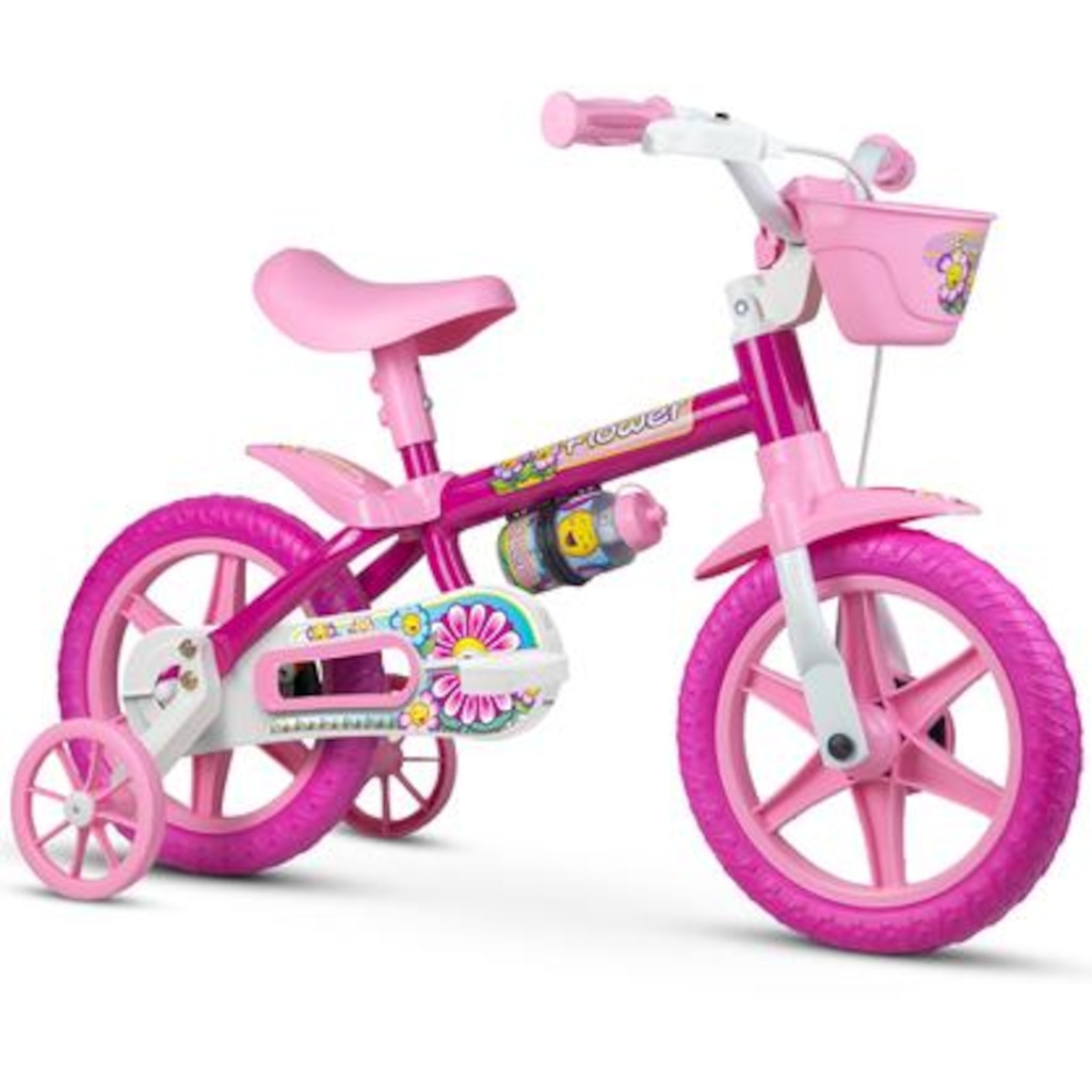Imagem 1 do produto Bicicleta Nathor Flower Aro 12 Infantil