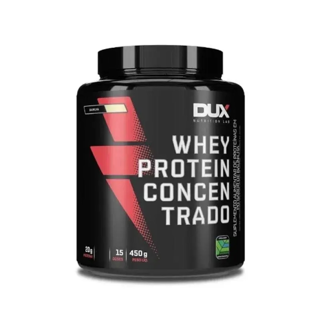 Whey Protein Dux Concentrado Baunilha 450g