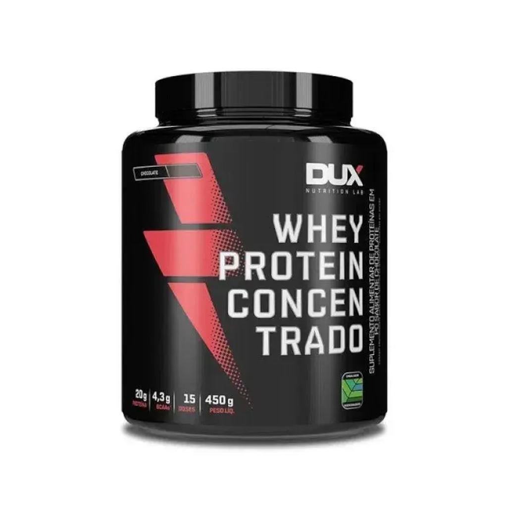 Whey Protein Dux Concentrado Chocolate 450g