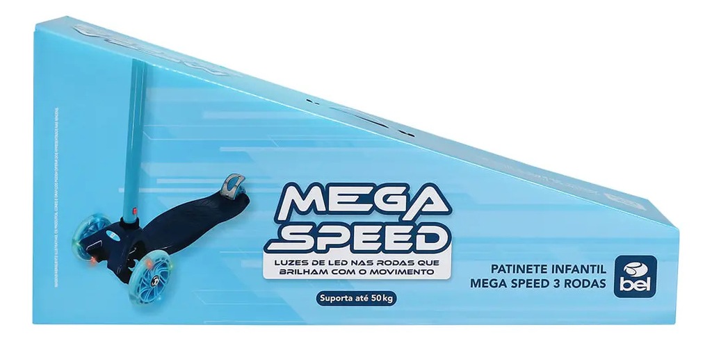 Imagem 4 do produto Patinete 3 Rodas Infantil Bel Mega Speed