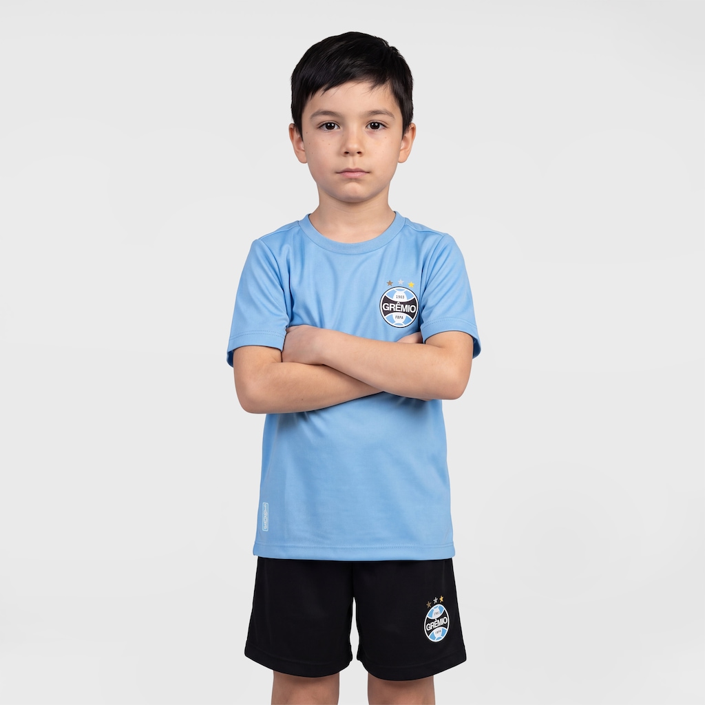 Imagem 1 do produto Kit Uniforme do Grêmio 1903 Betel Infantil