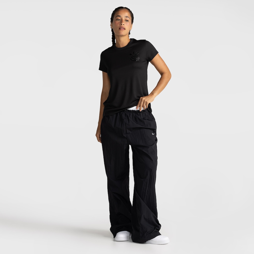 Imagem 3 do produto Camisa do Corinthians Dry Escudo TPU All Black Feminina