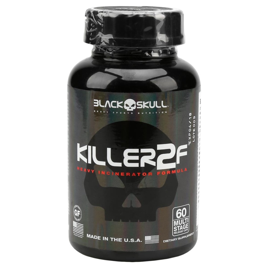 Termogênico Black Skull Killer 2F - 60 cápsulas - Foto 1
