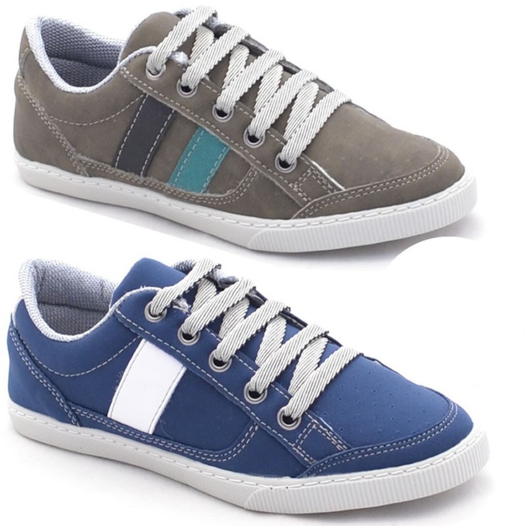 Kit 2 Sapatênis Stopp Casual 33 - Infantil - Foto 1