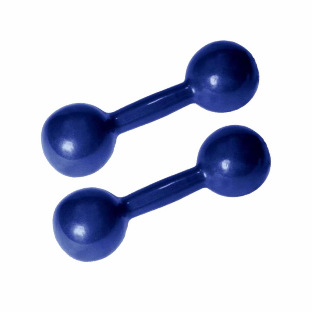 Halter Natural Fitness Emborrachado - Par - 8Kg - Foto 1