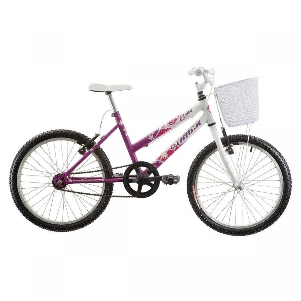 Bicicleta Track Bikes Cindy Nylon - Aro 20 - Freio V-Brake - Infantil - Foto 1