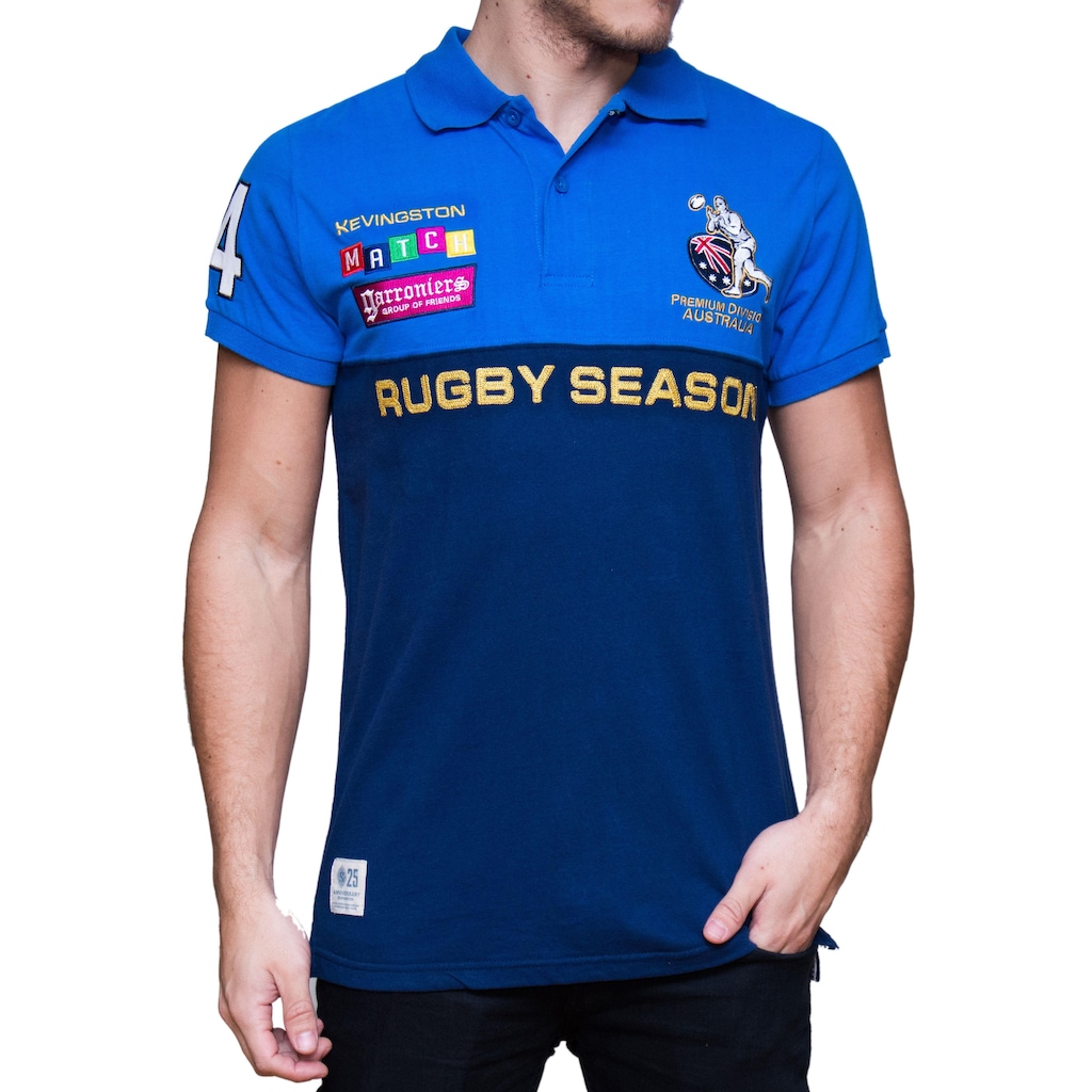 Camisa Polo Kevingston Volda Rugby M/C Australia - Masculina - Foto 1