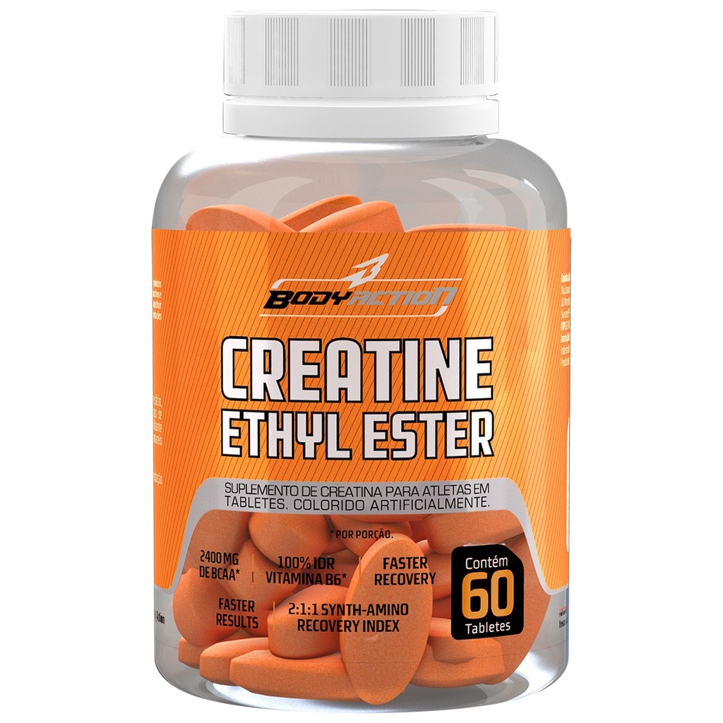 Creatina Body Action Creatine Ethyl Ester - 60 Cápsulas - Foto 1