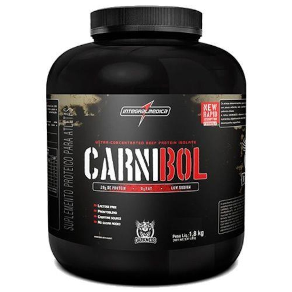 Whey Protein Integralmédica Carnibol - Chocolate - 1800g - Foto 1