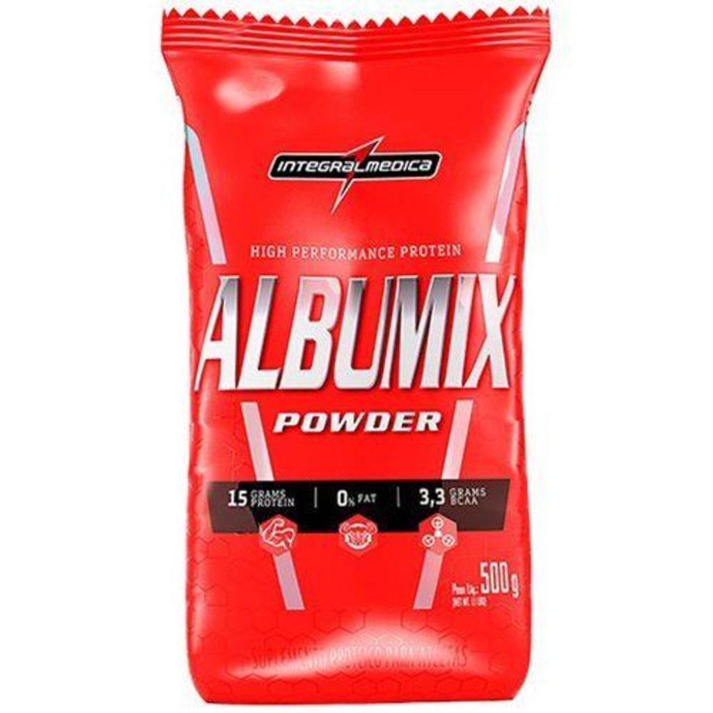 Albumina Integralmédica Albumix -  Sem Sabor - 500g - Foto 1