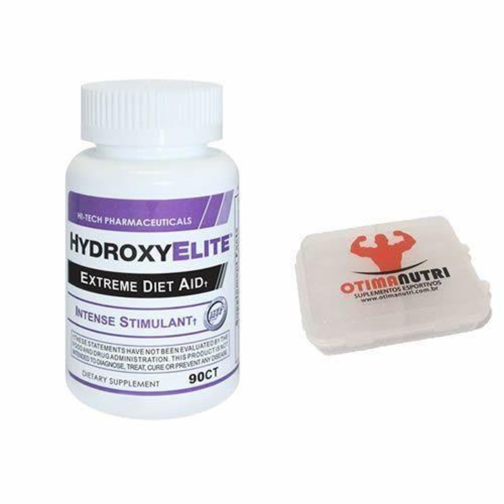 Termogênico Hi-Tech Hydroxyelite - 90 Cápsulas + Porta Cápsulas - Foto 1
