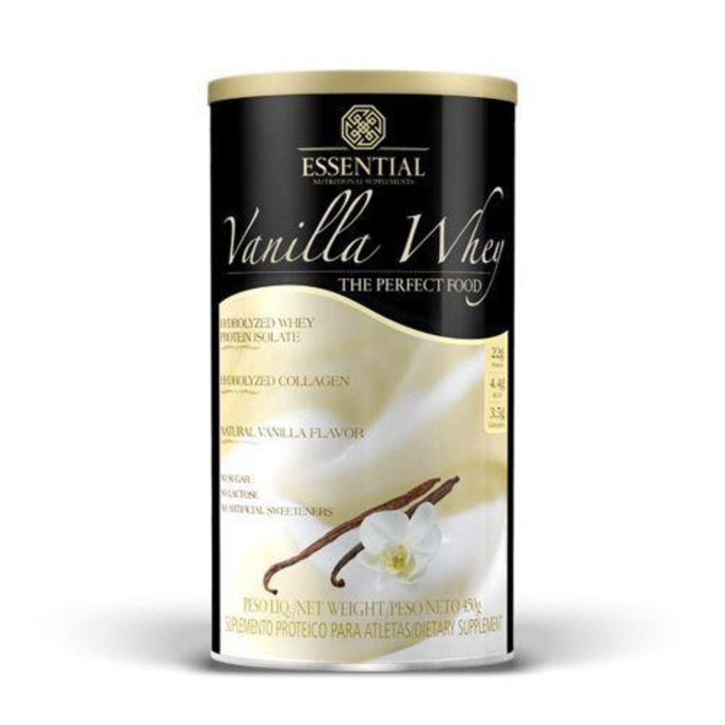 Whey Protein Essential Nutrition Vanilla Whey - Baunilha - 450g - Foto 1