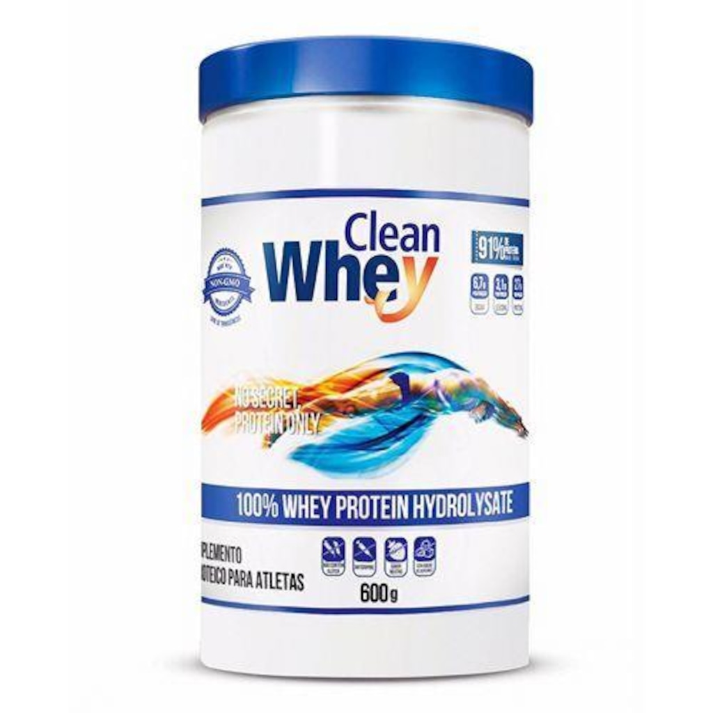 Whey Protein Glanbia Clean Whey Hidrolisado - Sem Sabor - 600g - Foto 1
