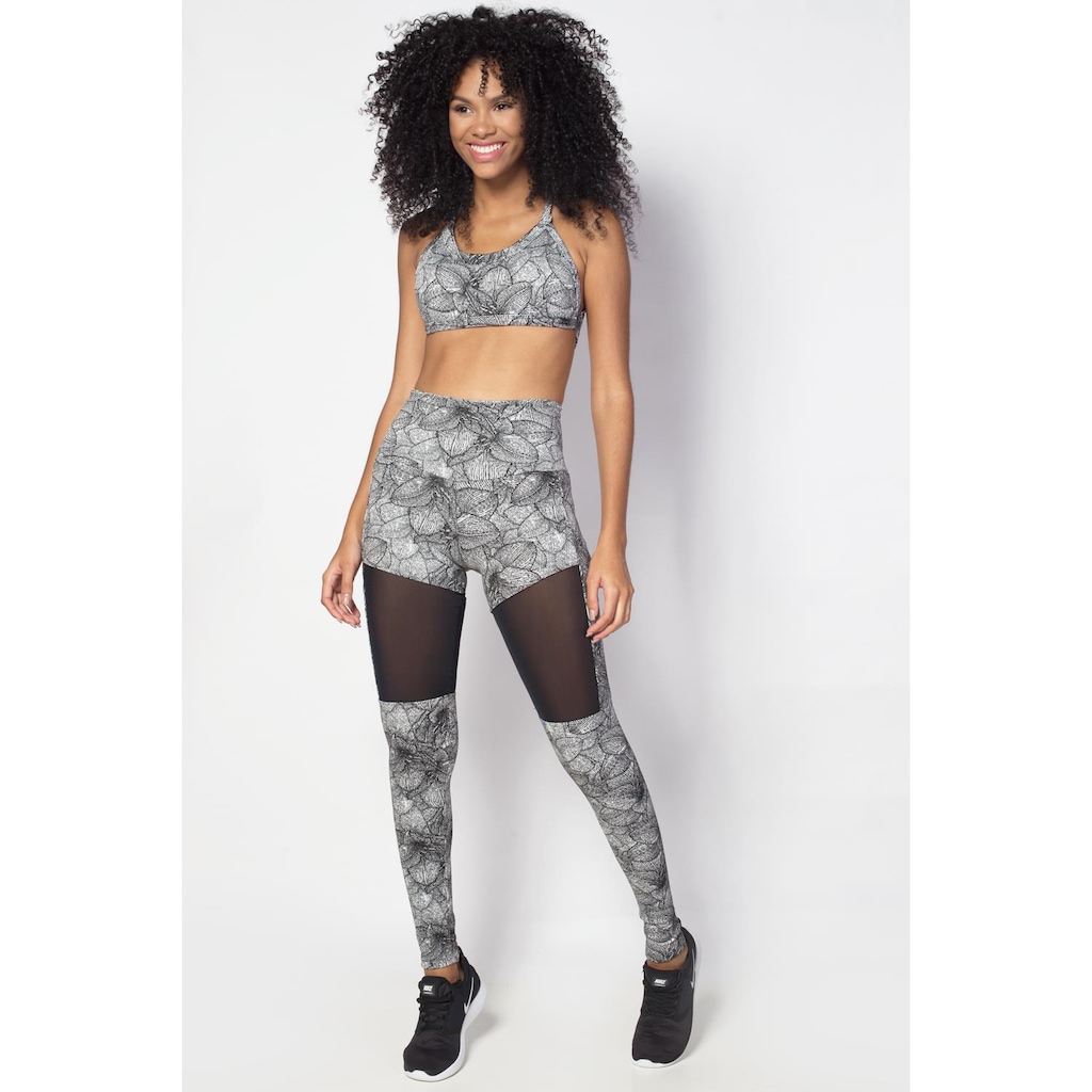 Calça Legging CCM Fitness Curticao Neiva - Feminina - Foto 1