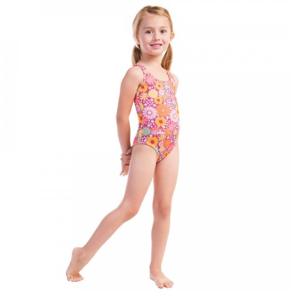 Maiô para Natação Swim Colors Maria Valentina - Infantil - Foto 2