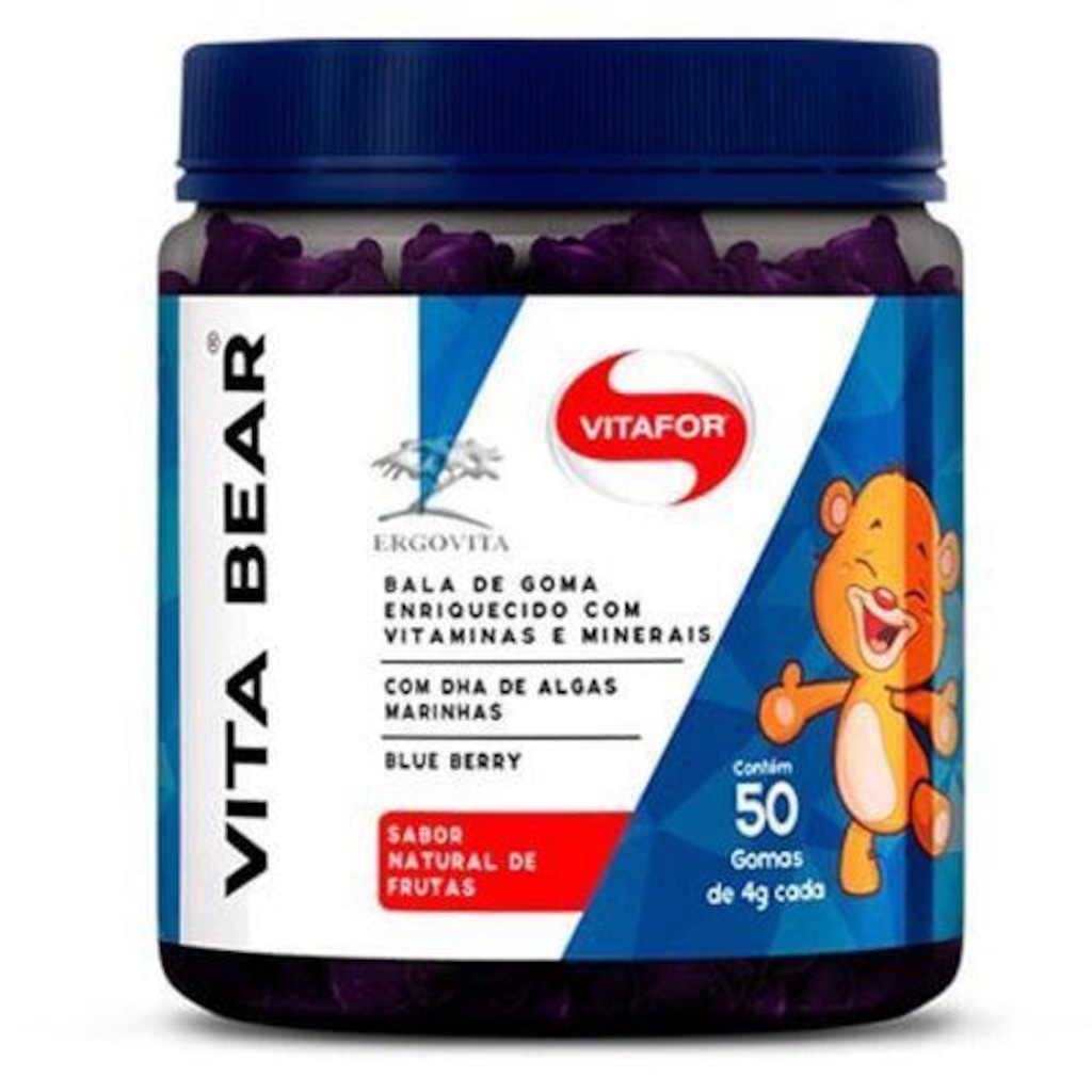 Multivitamínico Vitafor Vita Bear - 50 Gomas - Foto 1