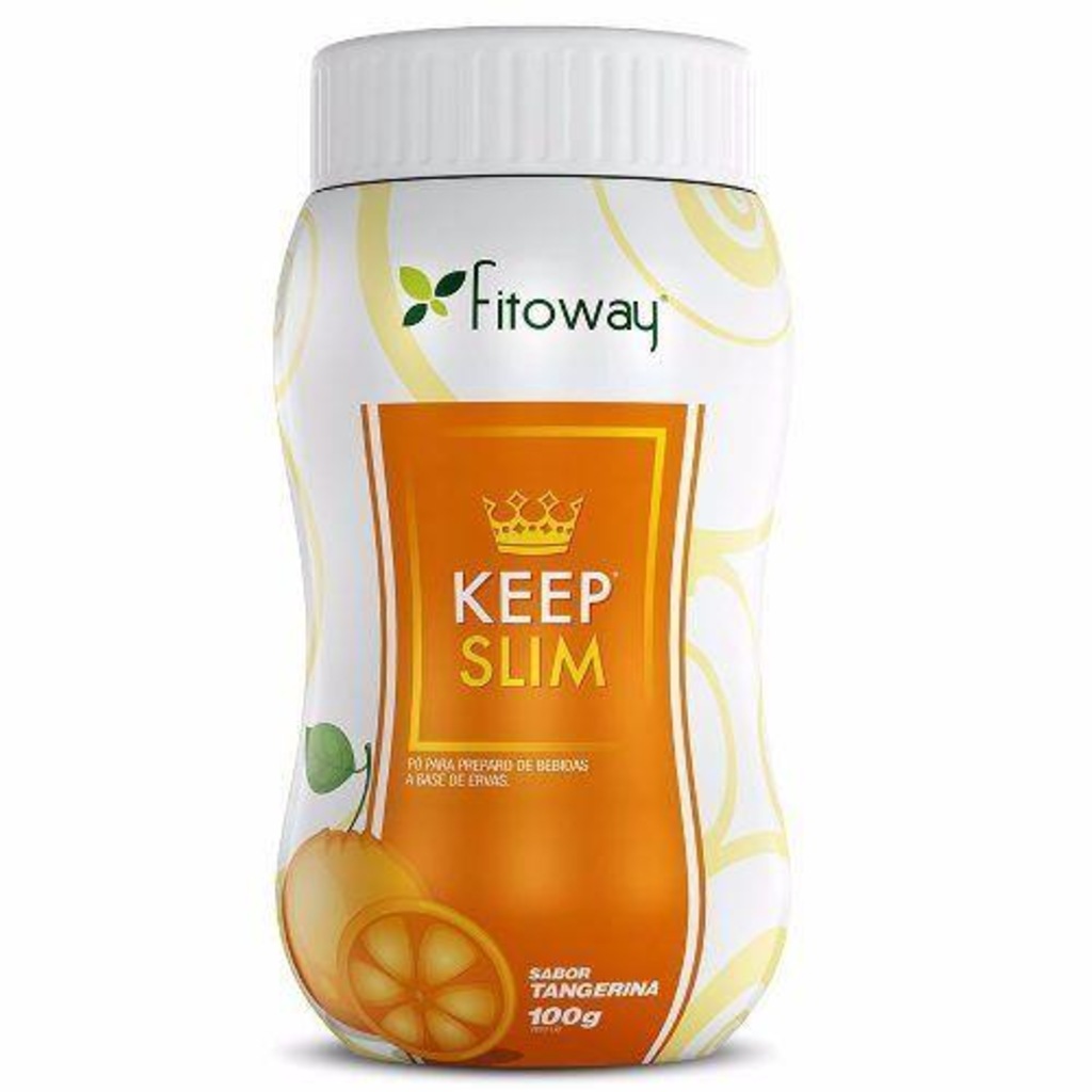 Emagrecedor Fitoway Keep Slim - Tangerina - 100g - Foto 1
