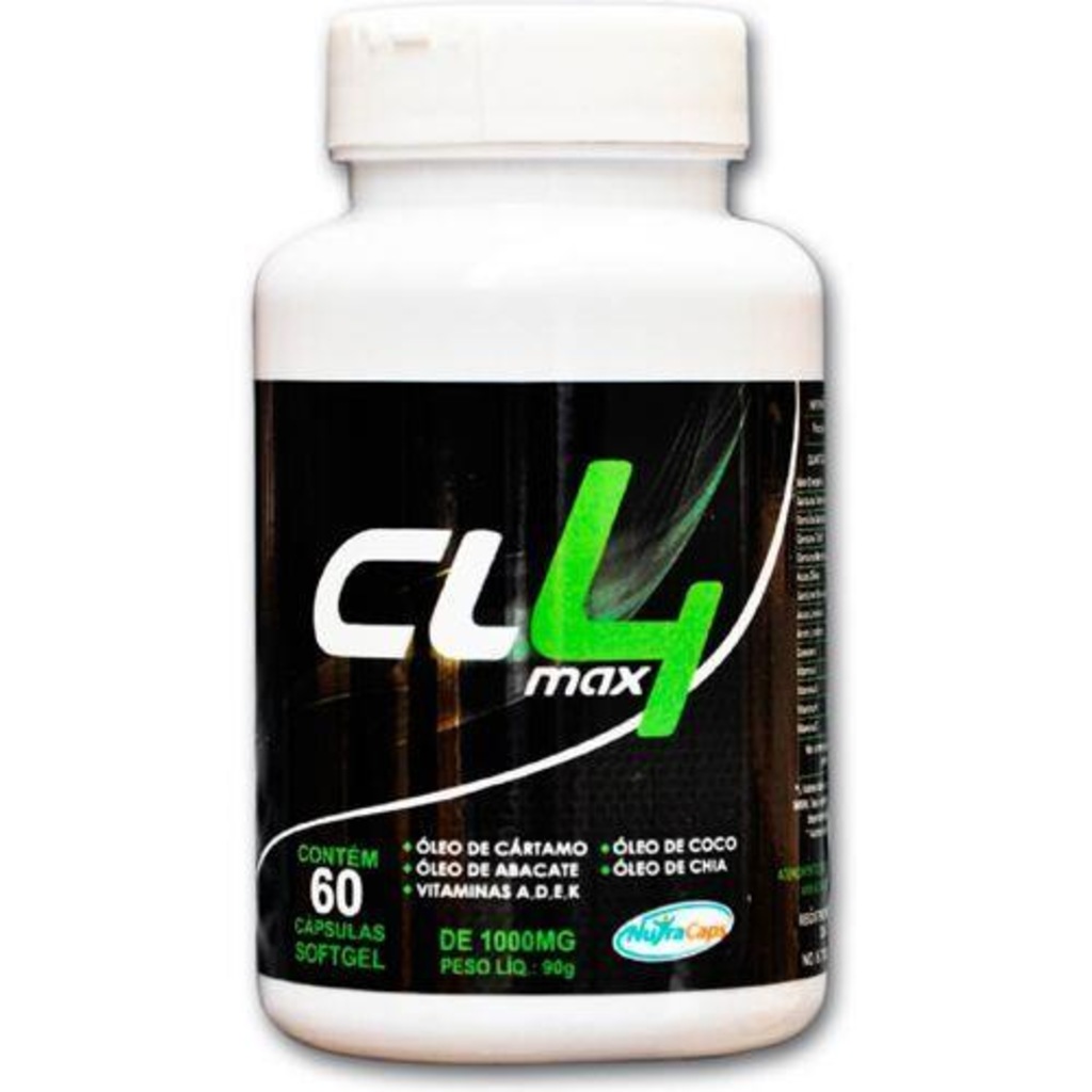 Suplemento Vitamínico NutraCaps CL 4 Max - 60 Cápsulas - Foto 1