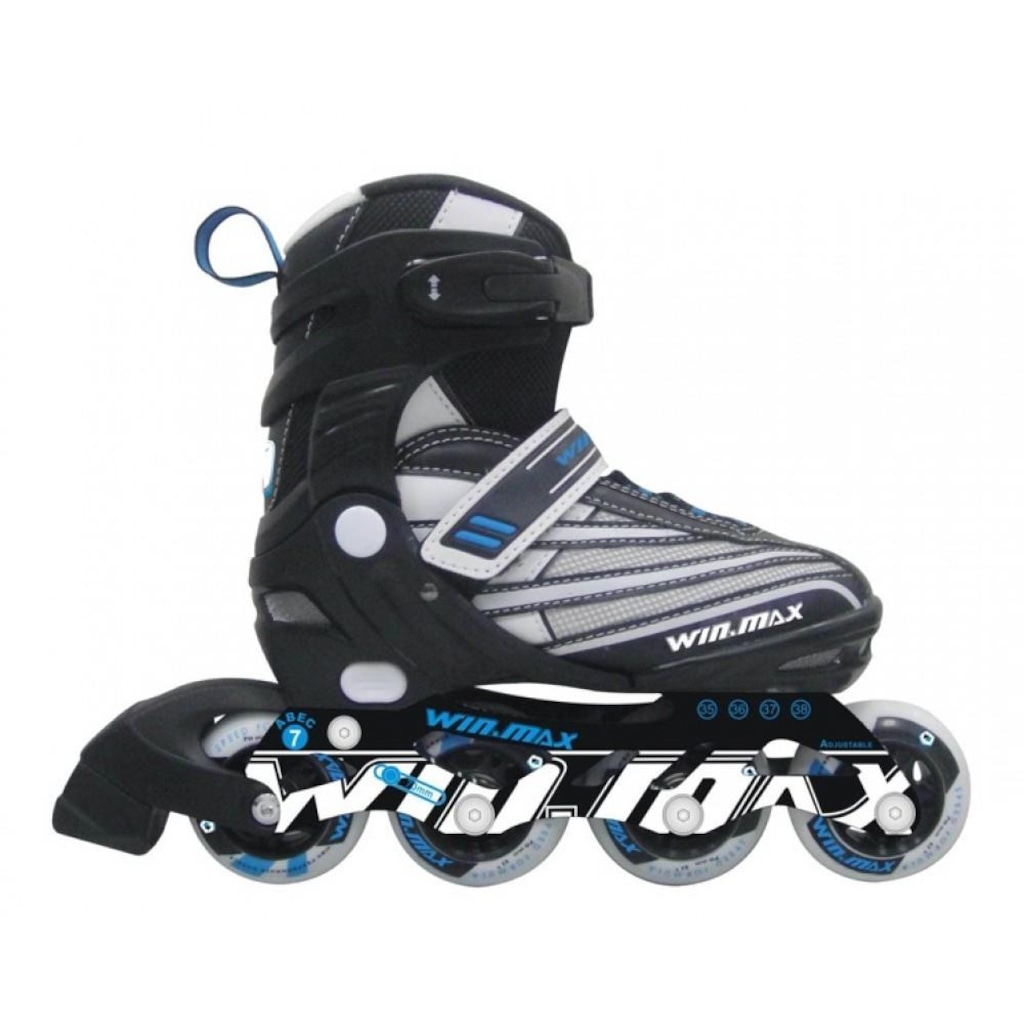 Patins Winmax WME05886 - In line - Street - ABEC 7 - Ajustável - Infantil - Foto 1