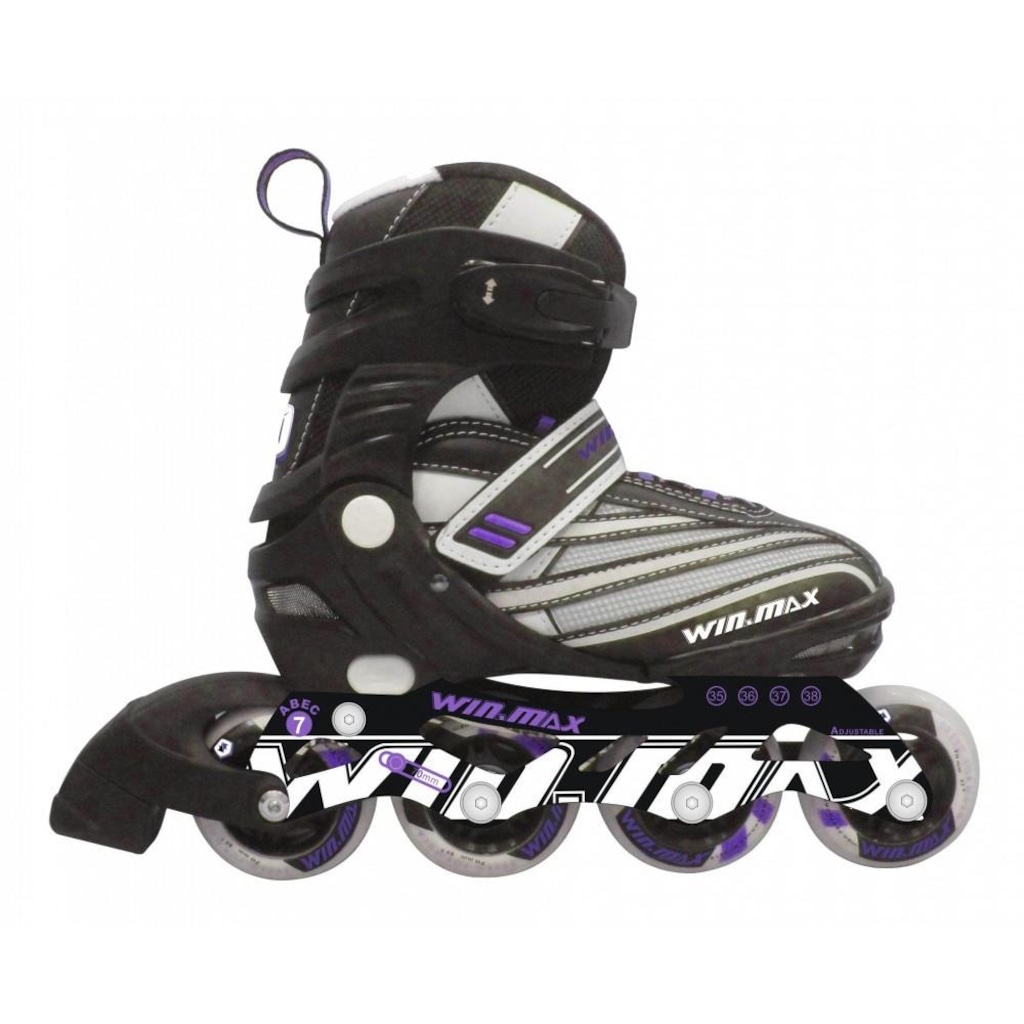 Patins Winmax WME05886 - In line - Street - ABEC 7 - Ajustável - Infantil - Foto 1