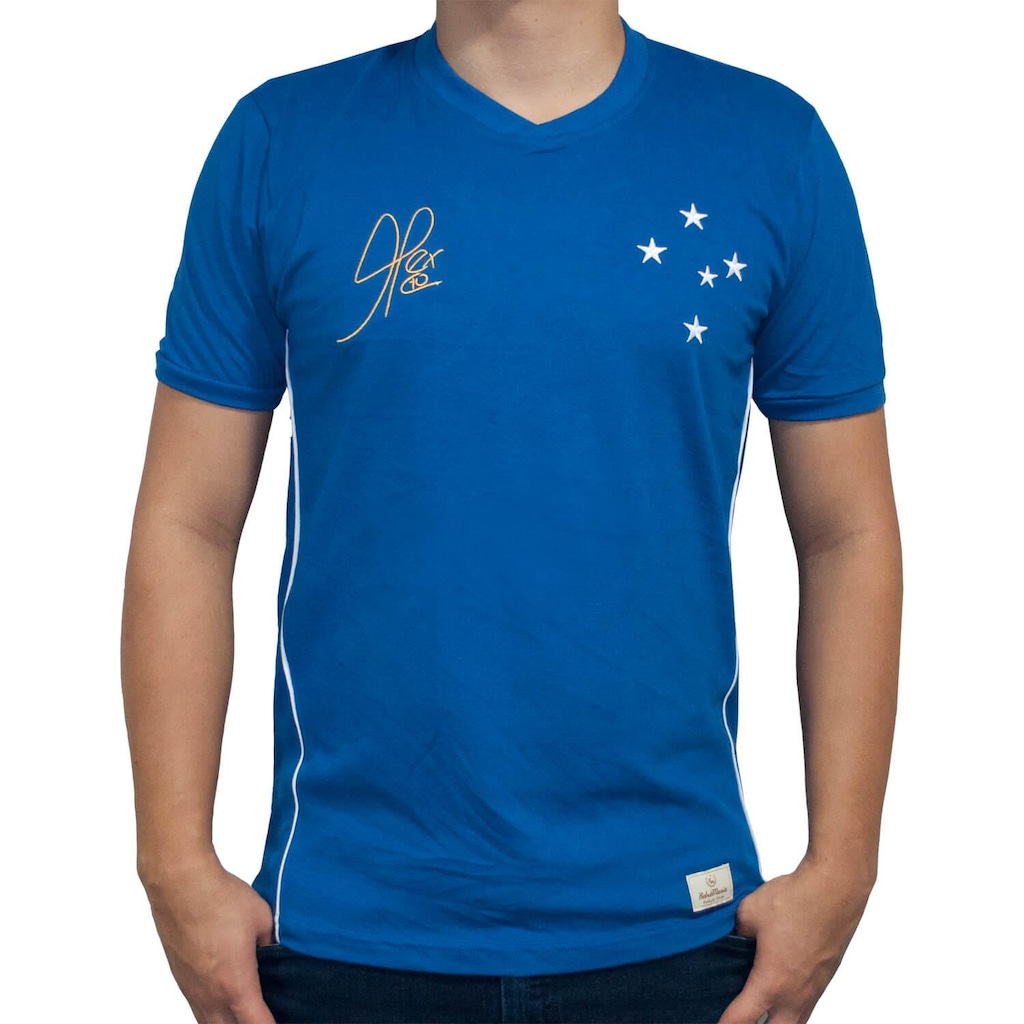 Camiseta do Cruzeiro RetrôMania 2003 Alex Copa do Brasil - Masculina - Foto 1