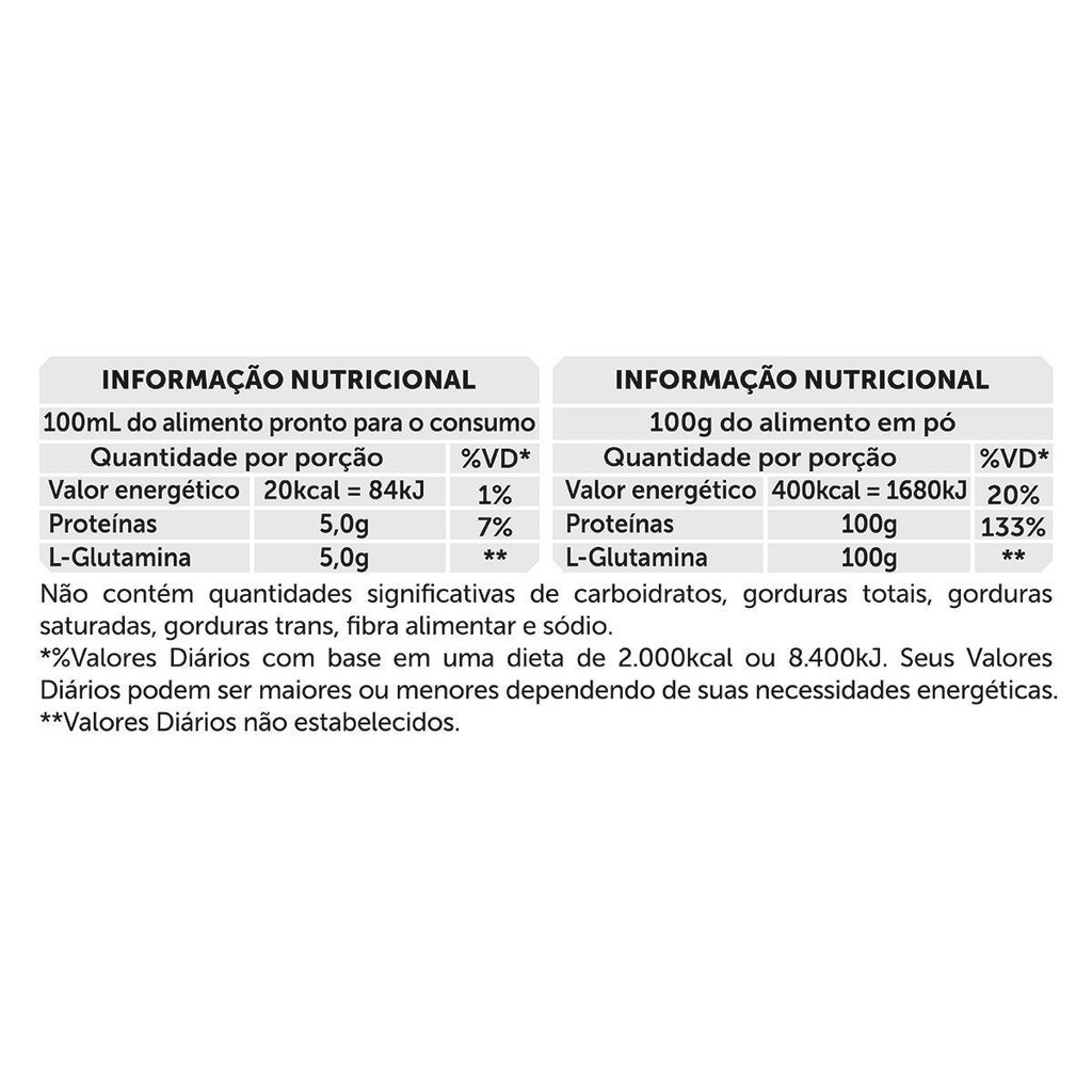 Imagem 3 do produto L-Glutamina BRN Foods - 300g
