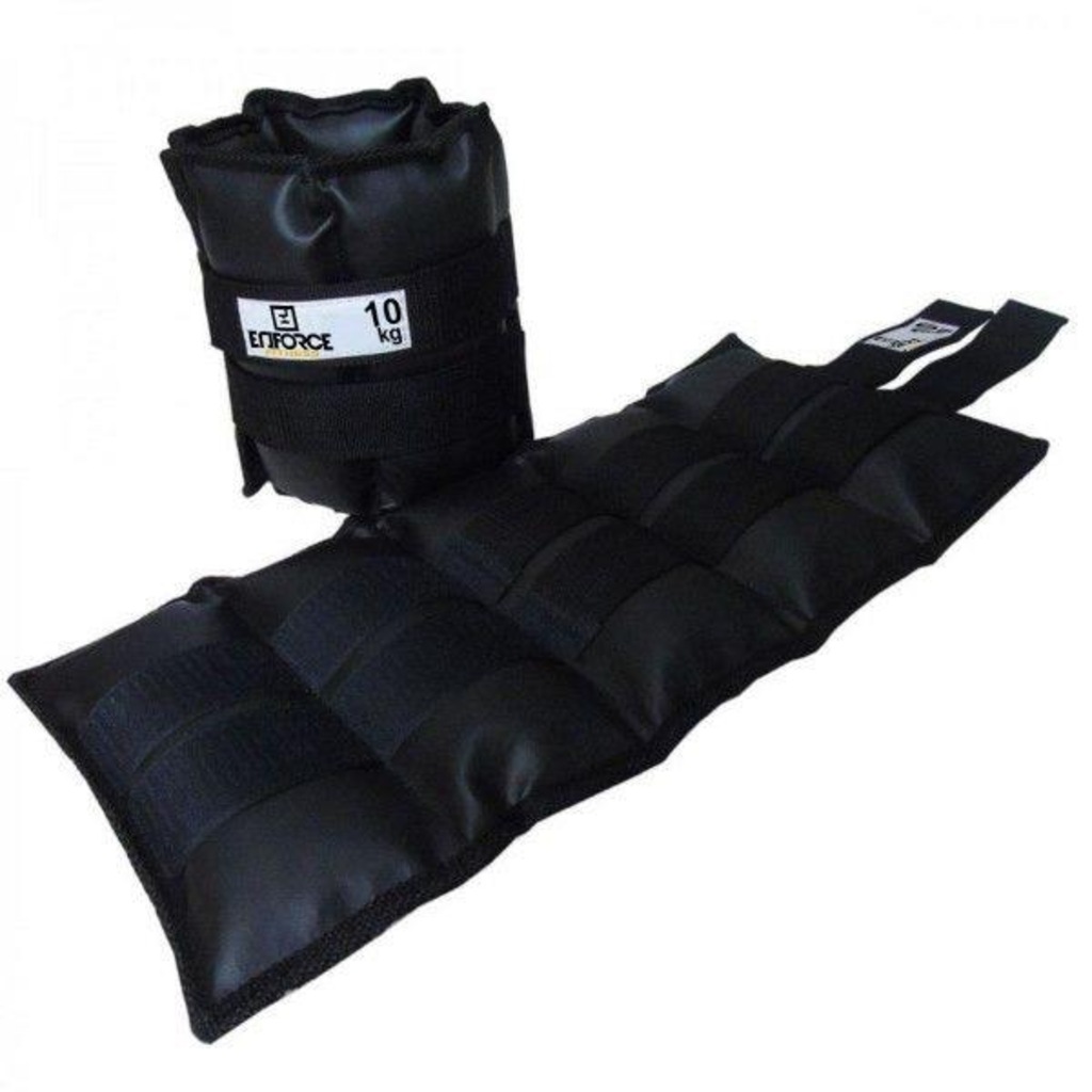 Caneleira de Peso Enforce Fitness Ginástica - 10 Kg - Par - Foto 1