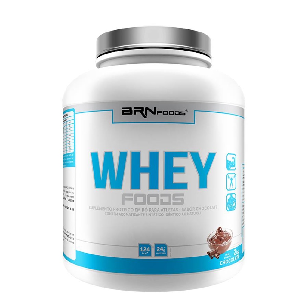 Whey Protein BRN Foods - Chocolate - 2Kg